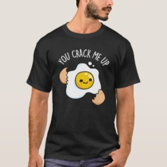 Gildan Other - You Crack me up T-Shirt Funny Egg Shirt